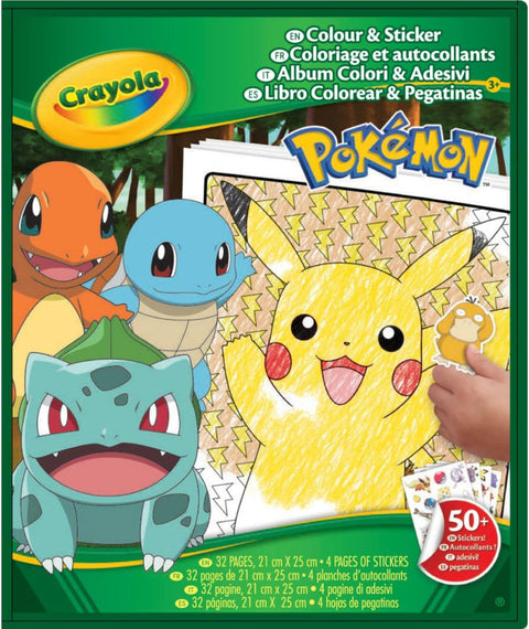 Crayola Pokémon Coloring Activity & Stickers