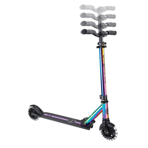 Globber Flow Element Lights Foldable Scooter 5+ Years