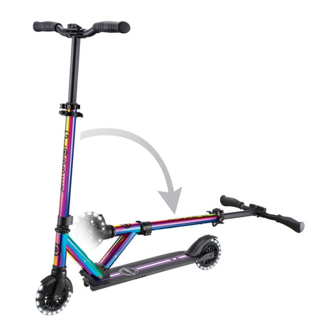 Globber Flow Element Lights Foldable Scooter 5+ Years