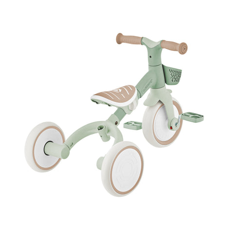 Globber Learning Trike 3in1 PLUS Ecologic Pistachio