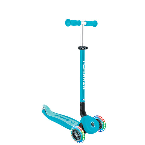Globber GO•UP ACTIVE LIGHTS 360° Foldable Scooter Aqua 3-9 Years
