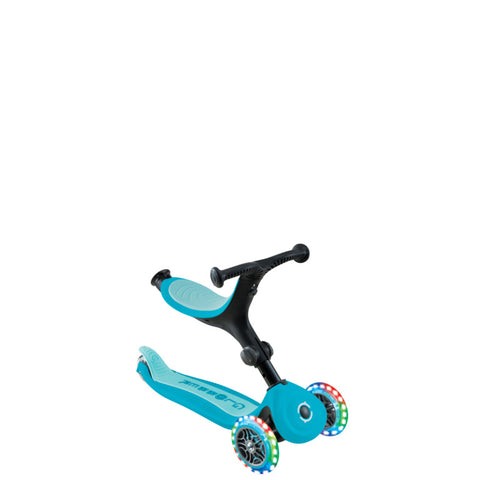 Globber GO•UP ACTIVE LIGHTS 360° Foldable Scooter Aqua 3-9 Years
