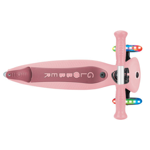 Globber GO•UP ACTIVE LIGHTS 360° Foldable Scooter Pastel Pink 3-9 Years