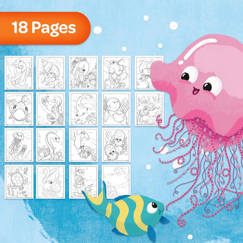 Crayola Color Wonder Mess Free Deep Sea Friends Coloring Set