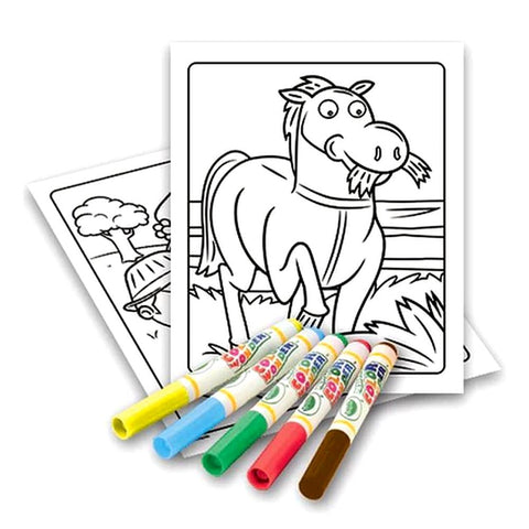 Crayola Color Wonder Mess Free Animal Friends Coloring Set