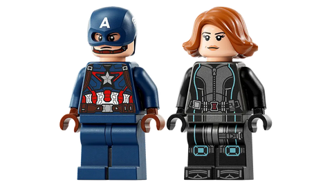 LEGO - Black Widow & Captain America Motorcycles 130 Pieces