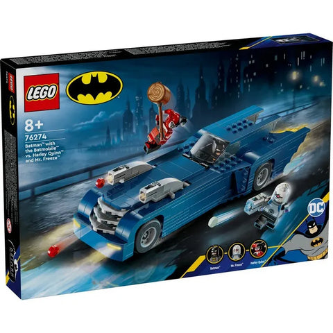 LEGO - Batman with the Batmobile vs. Harley Quinn and Mr. Freeze 435 Pieces