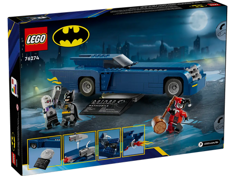 LEGO - Batman with the Batmobile vs. Harley Quinn and Mr. Freeze 435 Pieces