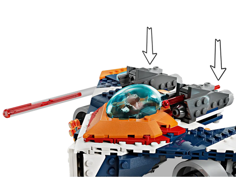 LEGO - Marvel Rocket's Warbird vs. Ronan 290 Pieces