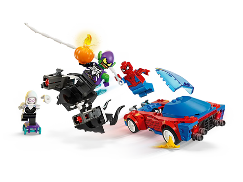 LEGO - Marvel Spider-Man Race Car & Venom Green Goblin 227 Pieces