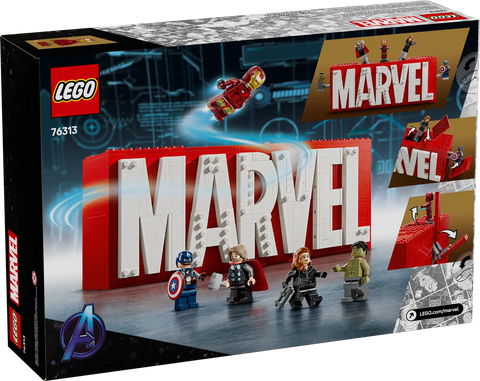 LEGO - MARVEL Logo & Minifigures 76313 931 Pieces