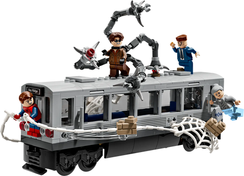 LEGO - Marvel Spider-Man vs. Doc Ock Subway Train Scene 76321 393 Pieces