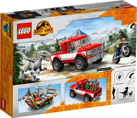 LEGO - Jurassic World Blue & Beta Velociraptor Capture 181 Pieces