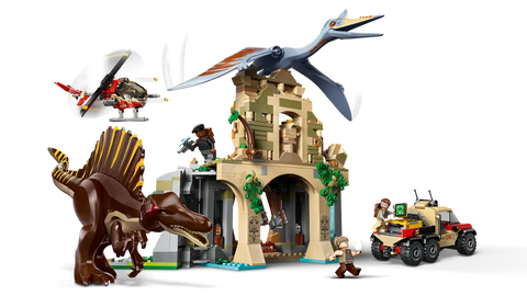 LEGO - Jurassic World Spinosaurus & Quetzalcoatlus Air Mission 76976 984 Pieces