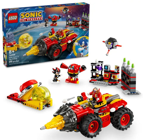 LEGO - Sonic The Hedgehog Super Sonic vs. Egg Drillster 590 Pieces