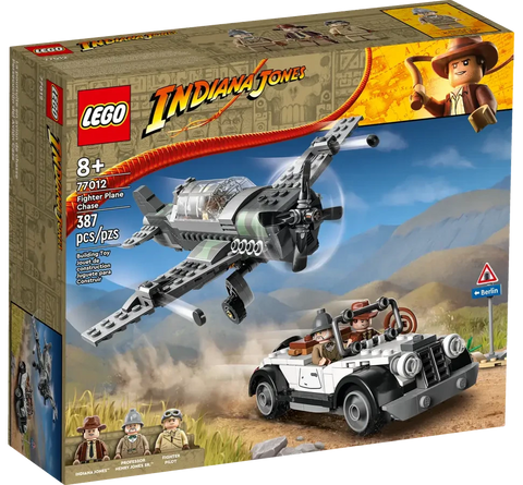 LEGO - Indiana Jones Fighter Plane Chase 387 Pieces