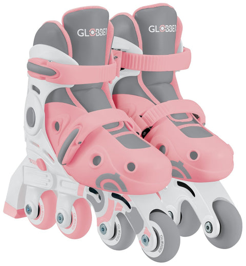 Globber 2 in 1 Learning Inline Skates Pastel Pink XS/S