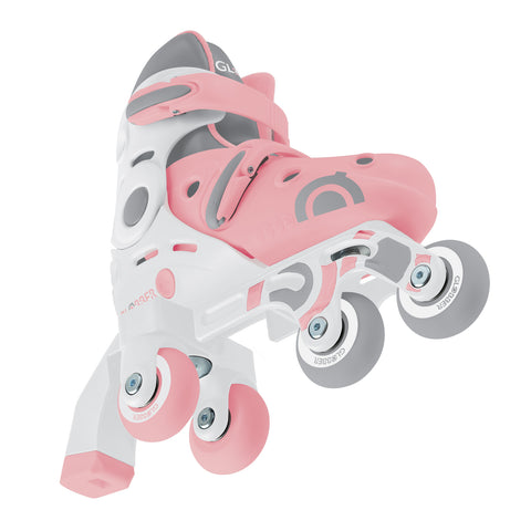 Globber 2 in 1 Learning Inline Skates Pastel Pink XS/S