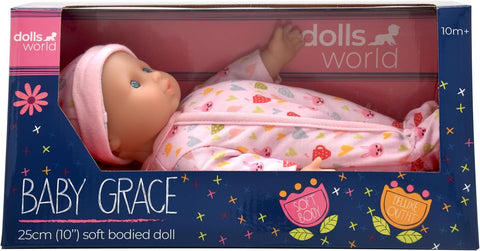 Dolls World Baby Grace Doll 25cm