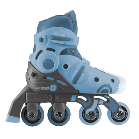 Globber 2 in 1 Learning Inline Skate Blueberry EU Size 30-33