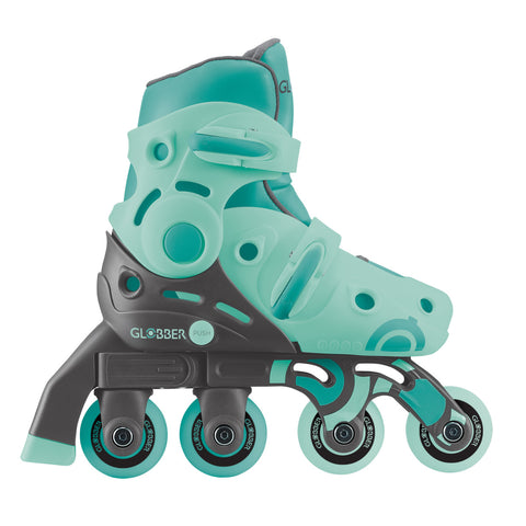 Globber 2 in 1 Learning Inline Skates Mint S/M