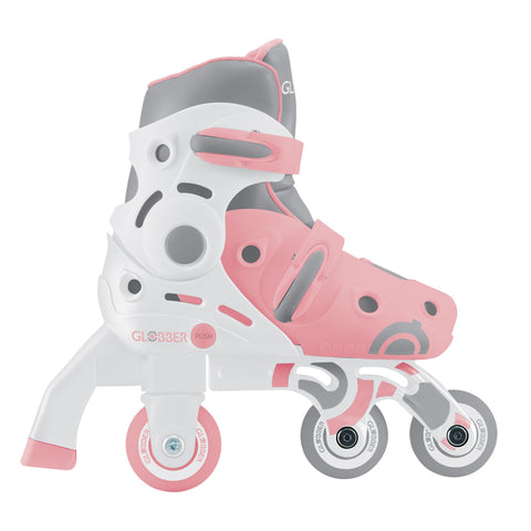 Globber 2 in 1 Learning Inline Skates Pastel Pink S/M