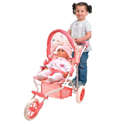 Dolls World 3-Wheels Stroller