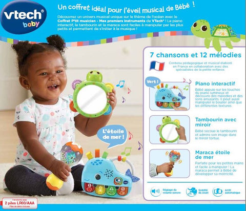 VTech Coffret P'tit Musicien Mes Premiers Instruments