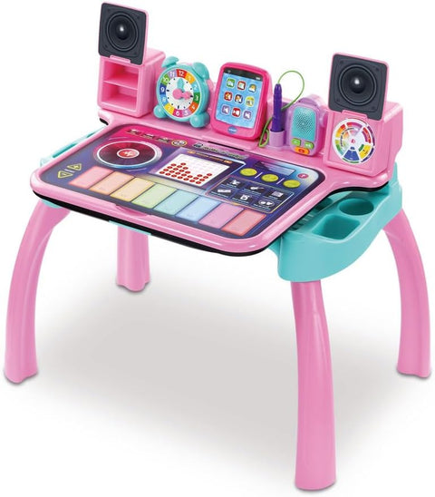 VTech Magi Bureau Interactif Et Musical 6 en 1 Rose