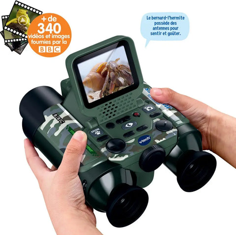 VTech Genius XL - Jumelles Vidéo Interactives Camouflage