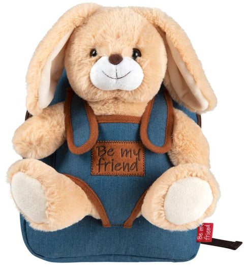 Perletti Bob Bunny Backpack With Plush Toy 26cm