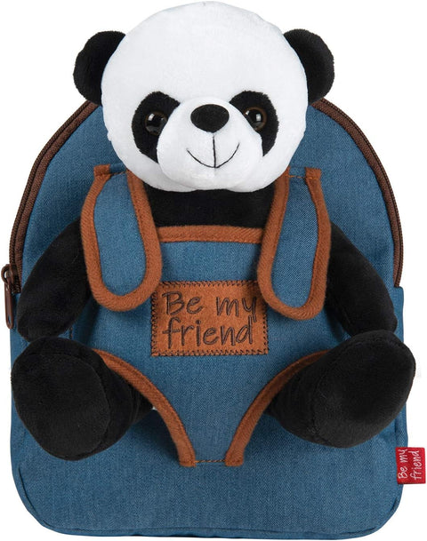 Perletti Paul Panda Backpack With Plush Toy 26cm