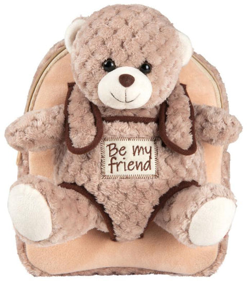 Perletti Milly Bear Backpack With Plush Toy 26cm