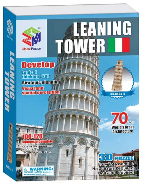 Magic Puzzle Leaning Tower 3D Puzzle 70 Pieces