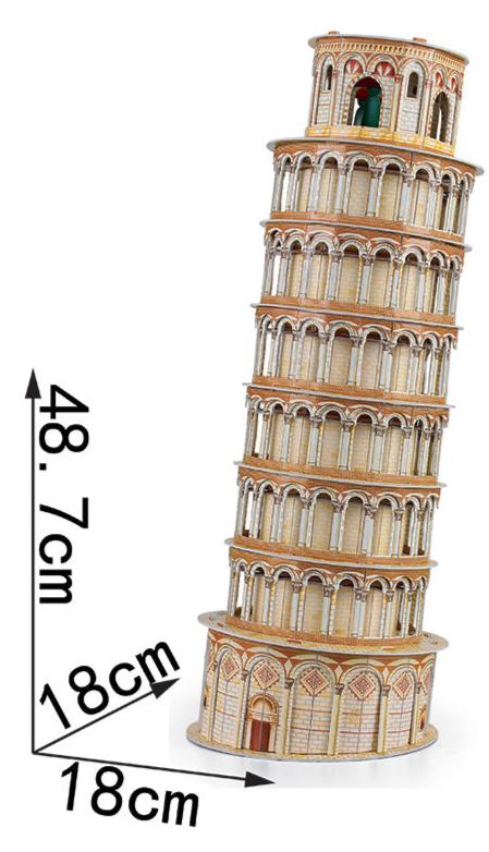 Magic Puzzle Leaning Tower 3D Puzzle 70 Pieces