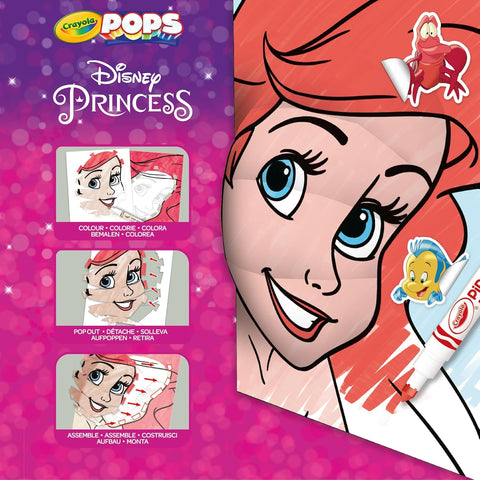 Crayola Color Pops Disney Princess 3D Activity Set