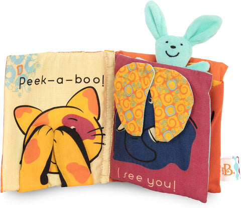 B. Peek-a-Books, 'B. Seen' Soft Book