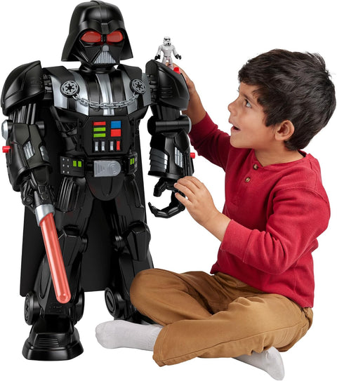 Imaginext Star Wars Darth Vader Bot 2+ Ft With Lights Sounds & Stormtrooper