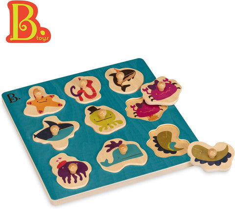 B. Hide n’ Sea Wooden Peg Puzzle