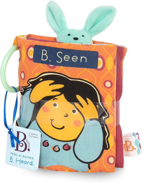 B. Peek-a-Books, 'B. Seen' Soft Book