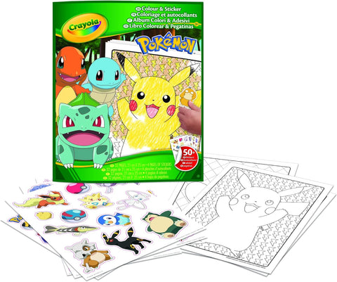 Crayola Pokémon Coloring Activity & Stickers