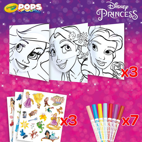 Crayola Color Pops Disney Princess 3D Activity Set