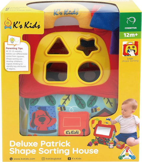 K's Kids Deluxe Patrick Shape Sorting House