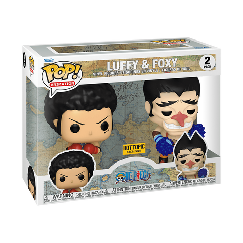 Funko Pop! One Piece Luffy & Foxy 2-Pack