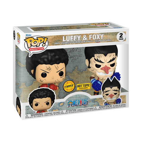 Funko Pop! One Piece Luffy & Foxy 2-Pack