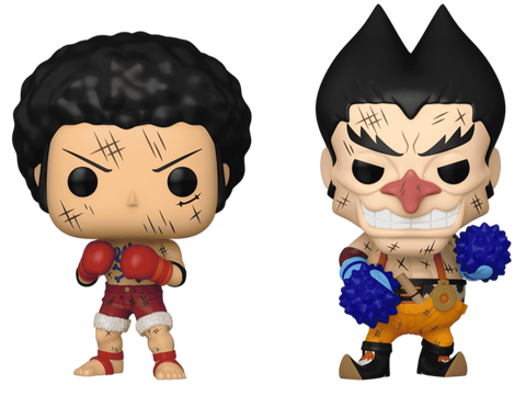 Funko Pop! One Piece Luffy & Foxy 2-Pack