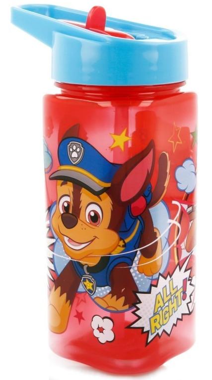 Paw Patrol Water Bottle 530ml With Straw