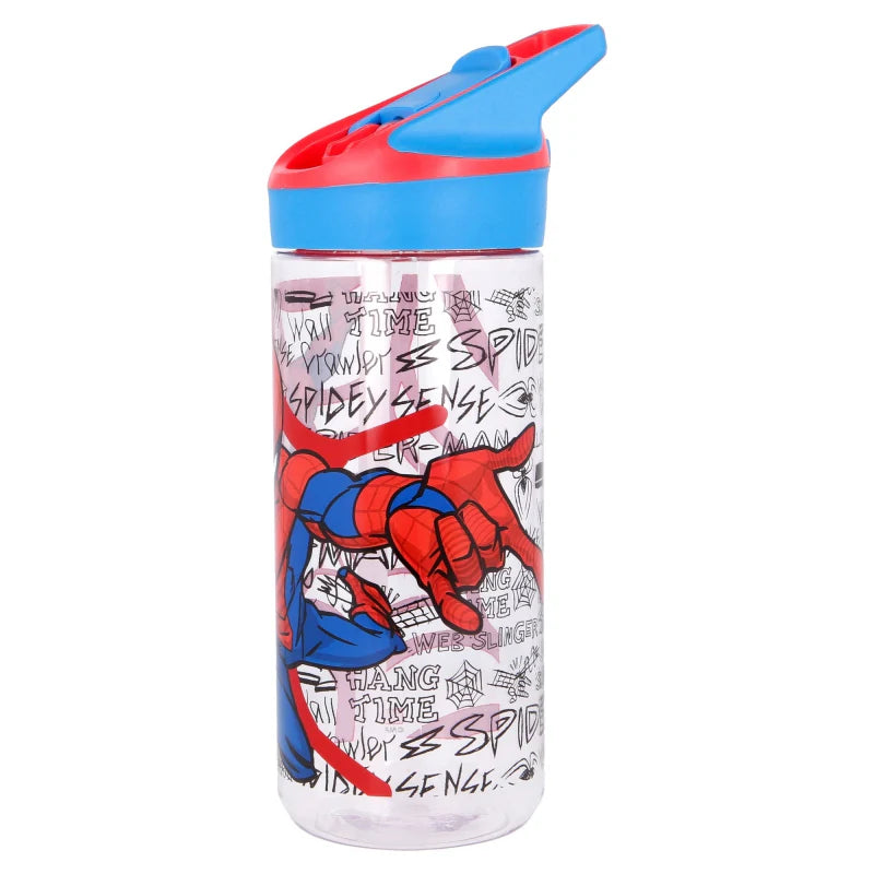 Marvel Spider Man Water Bottle 620ml With Straw PlayBox Marvel Spider Man Water Bottle 620ml With Straw PlayBox