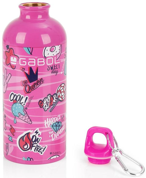 Gabol Sticker Stainless Water Bottle 600ml