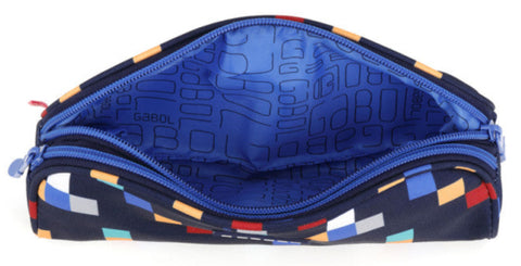 Gabol Cubik Pencil Case 2 Compartments 22cm